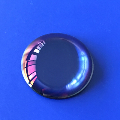 Lente de vidrio óptico lenticular transparente HMC Plano Convexo Cóncavo Menisco