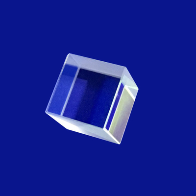 BK7 Prisma de cristal óptico de cuarzo Beamsplitter Prisma de periscopio de cubo X