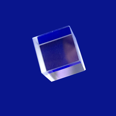 BK7 Prisma de cristal óptico de cuarzo Beamsplitter Prisma de periscopio de cubo X