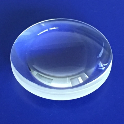 Lente de vidrio óptico de 300 mm Lente de vidrio esférica de silicio fundido asférico biconvexo
