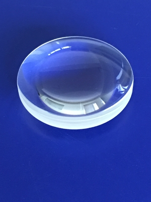 Lente de vidrio óptico de 300 mm Lente de vidrio esférica de silicio fundido asférico biconvexo