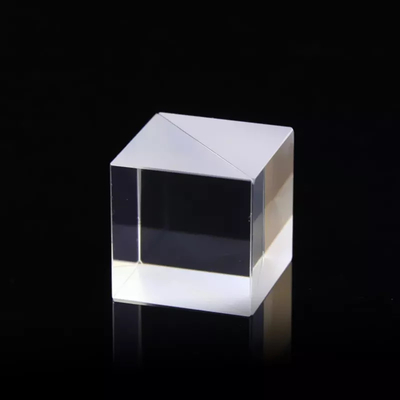 Gran lente óptica de cristal BK7 Cubo de cristal Prisma infrarrojo Lente de Fresnel