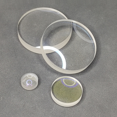 Material pegado de cristal óptico del metal BK7 de la lente acromática del trío
