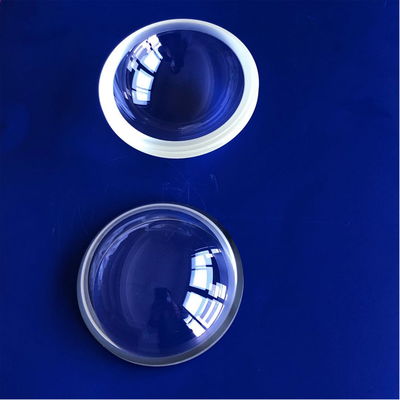 Lente de cúpula de zafiro con revestimiento AR, 25 mm de diámetro y 150 mm de distancia focal para imágenes térmicas infrarrojas