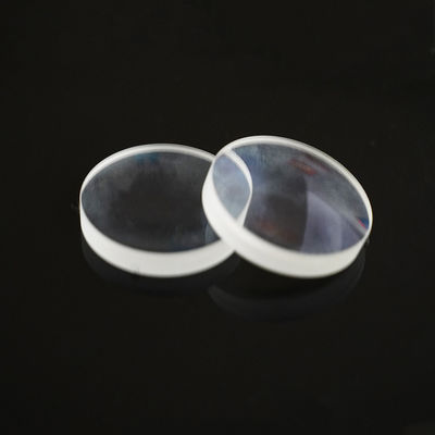Lentes de vidrio redondo de doble cemento óptico de alta temperatura