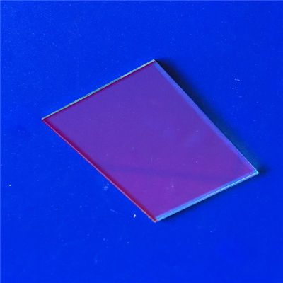 Verde 410nm de banda estrecha filtros de vidrio óptico de paso dicróico absorción