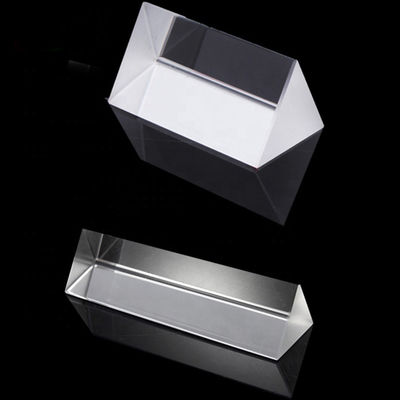 Prisma de cubo de cristal óptico de cuarzo ZnSe, prisma de división de haz de dispersión dicróico