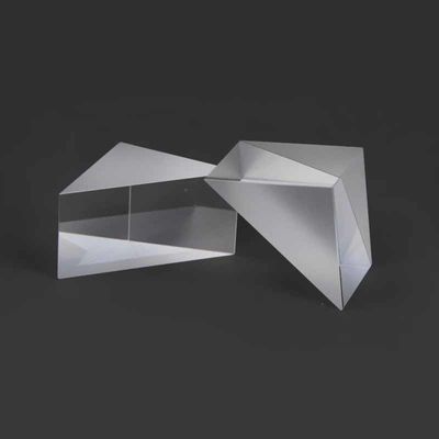 Prisma de cubo de cristal óptico de cuarzo ZnSe, prisma de división de haz de dispersión dicróico